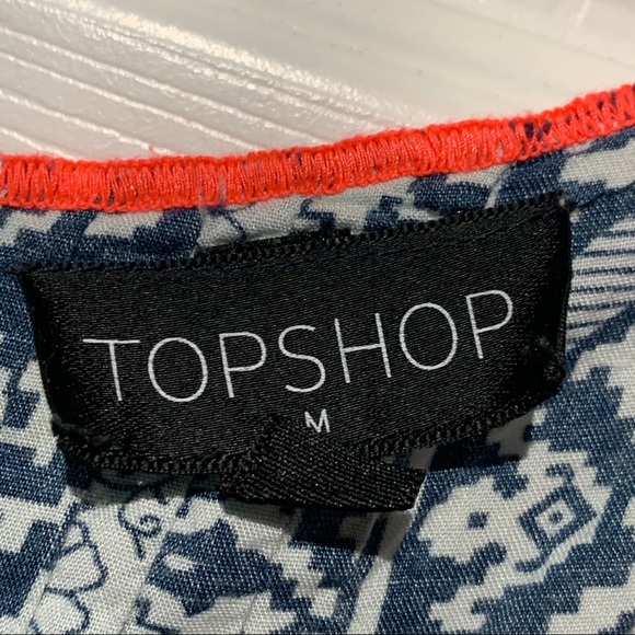 Topshop Tile Print Strappy Sundress - Picture 4 of 7